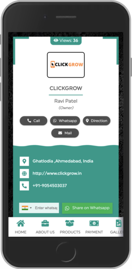 Digital business card template 2
